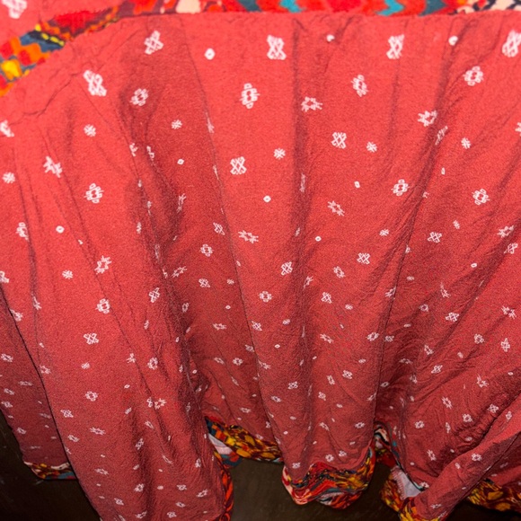 Torrid Rust Red Patterned Mini Dress - Picture 6 of 11